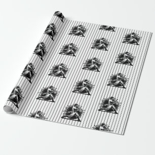 Baseball Batter Birthday Wrapping Paper Geschenkpapier
