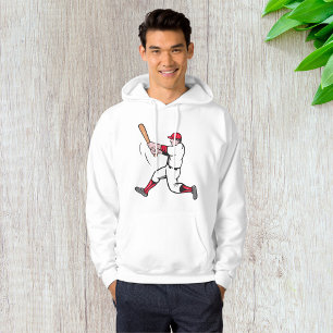 Baseball Batter Mens Hoodie