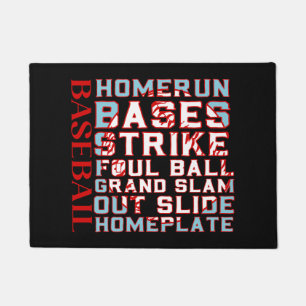 Baseball-Bedingungen Fußmatte