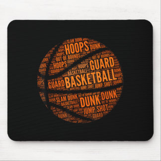 Baseball-Begriffe Motivierende Wortwolke Mousepad