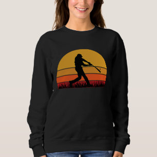 Baseball Beisbol Schlagmann HR Homerun Treffer Bal Sweatshirt