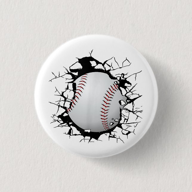 Baseball-Bekleidung - Baseball Button (Vorderseite)