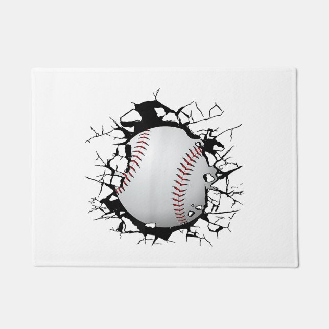 Baseball-Bekleidung - Baseball  Fußmatte (Vorderseite)