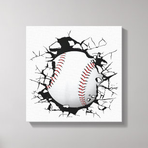 Baseball-Bekleidung - Baseball Leinwanddruck