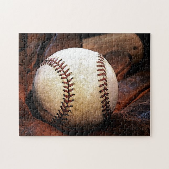 Baseball - Beliebte Sportart Digitale Illustration Puzzle (Horizontal)