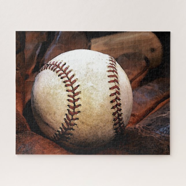 Baseball - Beliebte Sportart Digitale Illustration Puzzle (Horizontal)