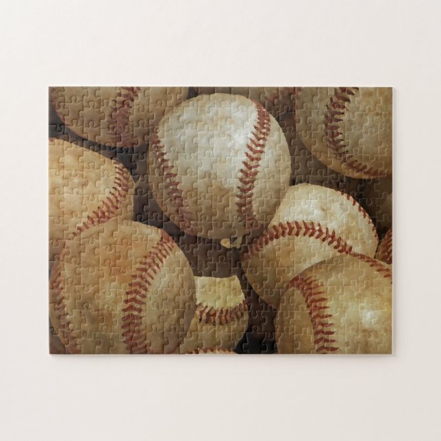 Baseball - Beliebter Sport Puzzle (Horizontal)