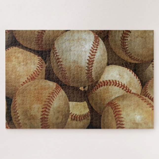 Baseball - Beliebter Sport Puzzle (Horizontal)