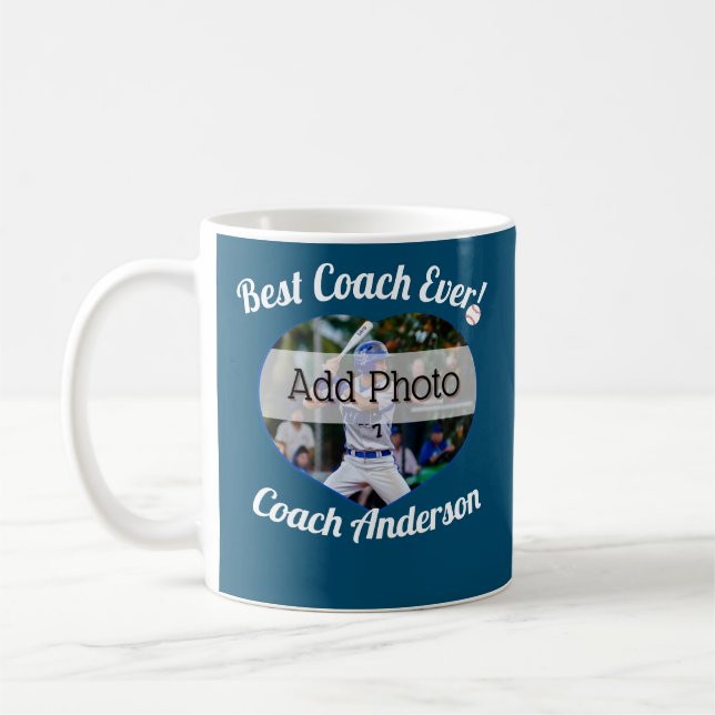 Baseball Best Coach jemals! Benutzerdefinierter Na Kaffeetasse (Links)