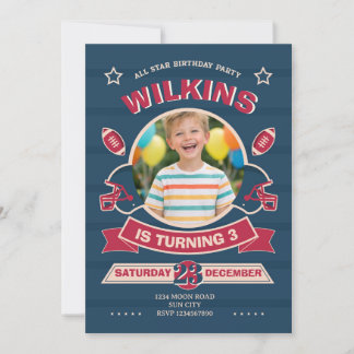 Baseball Birthday Invitation – Home Run Sports  Einladung