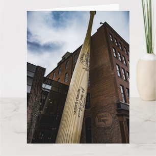 BASEBALL BIRTHDAY LOUSIVILLE GREETING CARD KARTE