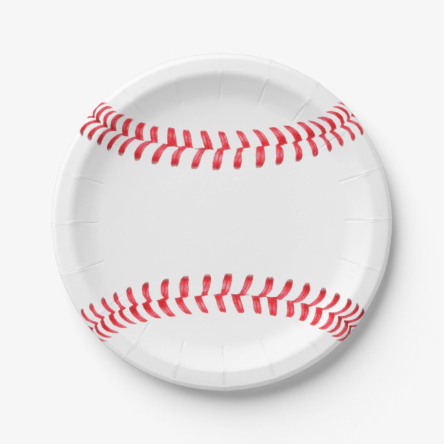 Baseball-Birthday-Party Pappteller (Vorderseite)
