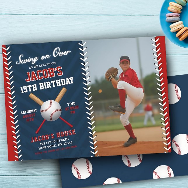 Baseball Birthday | Über Party schwingen Einladung (Von Creator hochgeladen)