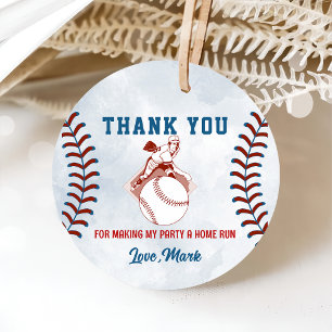 Baseball Boy Birthday Danke Ihnen für Tags Geschenkanhänger