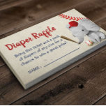Baseball Boy Elephant Babydusche Windelwanne Raffe Begleitkarte<br><div class="desc">Baseball Boy Elephant Baby Duwer Windelwürfel Raffle Ticket.</div>