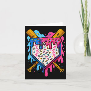 Baseball Boys Ice Creme Tropfen Baseball Karte