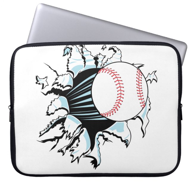 Baseball-Breakout Laptopschutzhülle (Vorderseite)