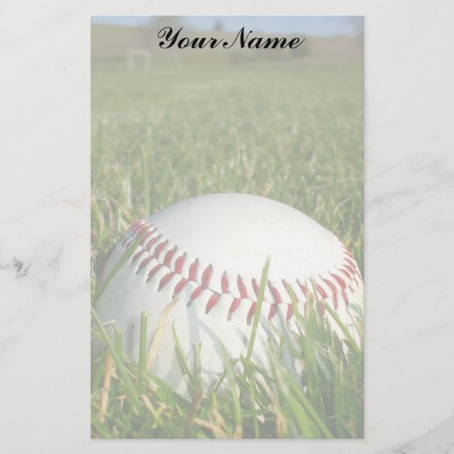 Baseball Briefpapier (Vorderseite)