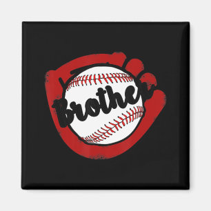 Baseball Brother für Baseball Softball-Mama Magnet