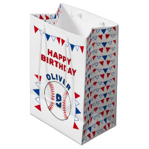 Baseball Bunting Flags Kindergeburtstag Mittlere Geschenktüte