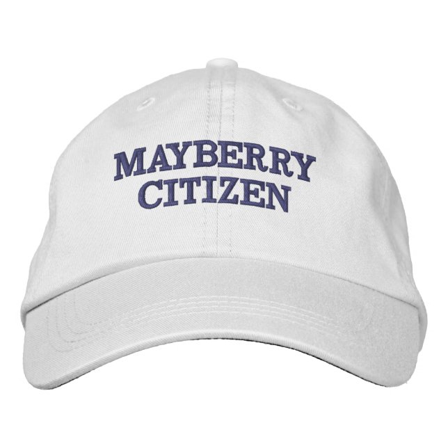 Baseball Cap - Mayberry Citizen Bestickte Baseballkappe (Vorderseite)