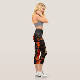 Baseball Capri Leggings