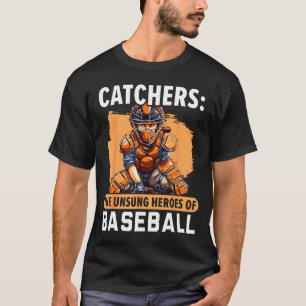 Baseball Catcher Baseballspieler Baseball T-Shirt