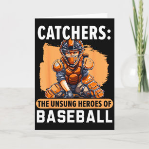 Baseball Catcher Baseballspieler Baseballteam Spo Karte