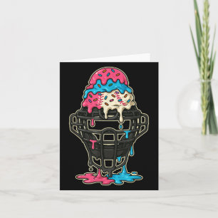 Baseball Catcher Maske Ice Creme Tropfen Baseball Karte