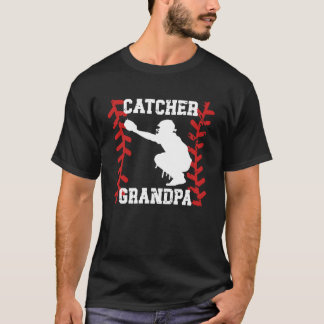 Baseball Catcher Opa Baseball Catcher Großvater T-Shirt