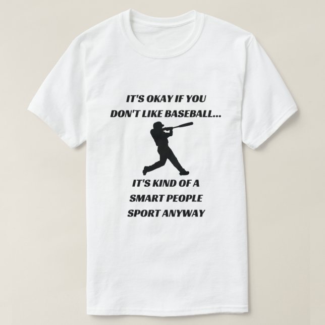 Baseball Catcher Pitcher Funny Baseball Smart Peop T-Shirt (Design vorne)