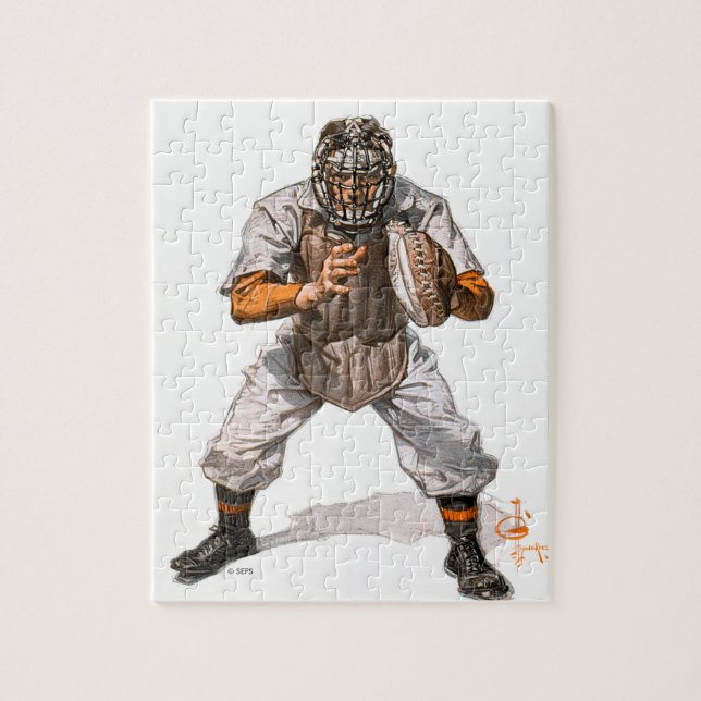Baseball Catcher Puzzle (Vertikal)