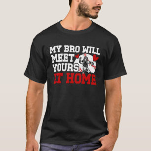 Baseball Catcher Schwester Lustige Schwester eines T-Shirt