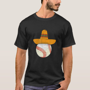 Baseball Cinco De Mayo Cooles Sombrero-Party Mexik T-Shirt