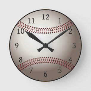 Baseball Clock Runde Wanduhr