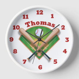 Baseball Clock Uhr