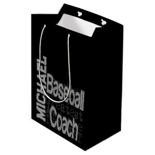 Baseball Coach Extraordinaire CUSTOM Mittlere Geschenktüte