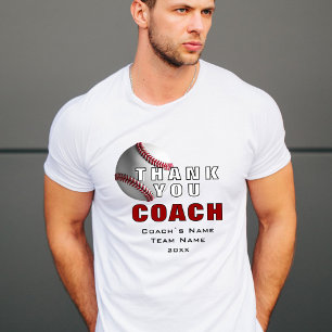 Baseball Coach Keepake Danke T-Shirt