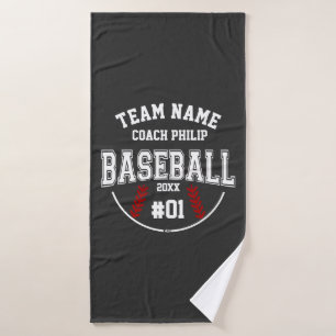 Baseball Coach Mama-Spieler Dankeschön Badehandtuch