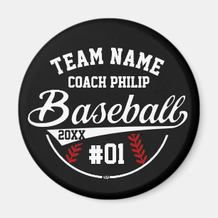 Baseball Coach Mama-Spieler Dankeschön Magnet