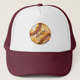 Baseball Coach Trucker Hat Truckerkappe