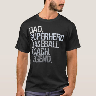 Baseball Coach Vater T-Shirt