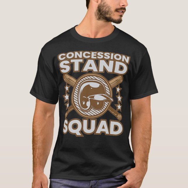 Baseball Concession Stand Squad animals -  T-Shirt (Vorderseite)