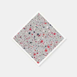 Baseball Confetti, Grau-PAPER-PARTY NAPKINS Serviette