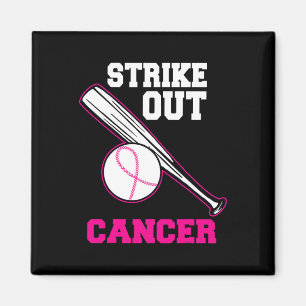 Baseball - Cooles Brustkrebs-Bewusstsein G Magnet