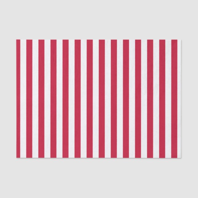 Baseball Coord Stripes Red 10-GEWEBE WRAP PAPIER (Vorderseite)