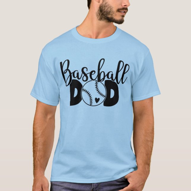 Baseball  Dad  T-Shirt (Vorderseite)