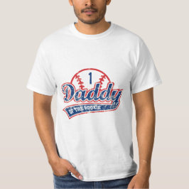 Baseball Daddy of the Rookie 1st Birthday Party Tri-Blend Shirt