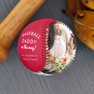 Baseball Daddy wird bald 2 Foto personalisiert