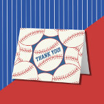 Baseball Dankeschön Blank Note Card Dankeskarte<br><div class="desc">Baseball themed Dankeschön Karte,  leer innen.</div>